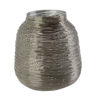 Mars & More Lantaarn Ijzer kira zilver h25 d20cm