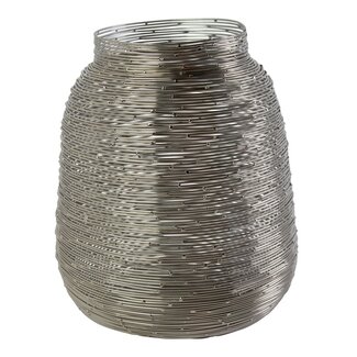 Mars & More Lantaarn Ijzer kira zilver h30 d25cm