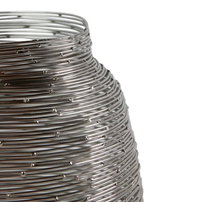 Mars & More Lantaarn Ijzer kira zilver h30 d25cm