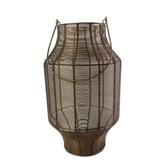 Mars & More Lantaarn Ijzer liora brons h40 d24cm