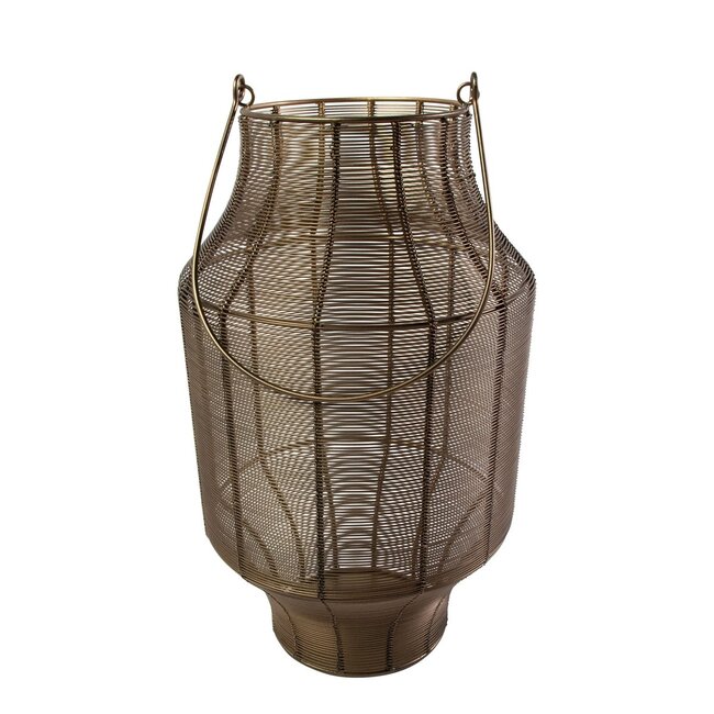 Mars & More Lantaarn Ijzer liora brons h40 d24cm