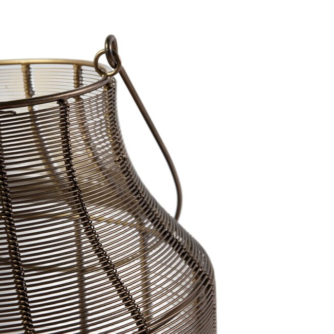 Mars & More Lantaarn Ijzer liora brons h40 d24cm