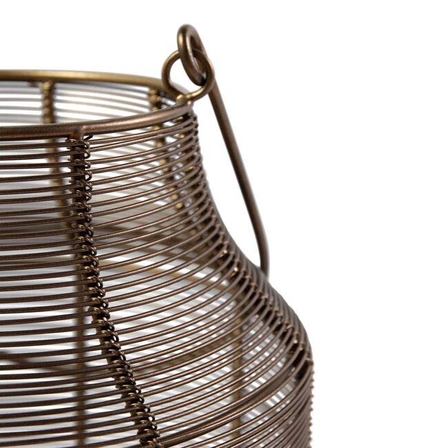 Mars & More Lantaarn Ijzer liora brons h48 d28cm