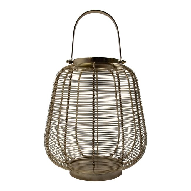 Mars & More Lantaarn met hendel goud h30 d27