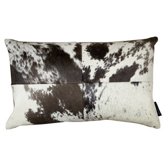 Mars & More half kussen koe bruin/wit 30x50cm