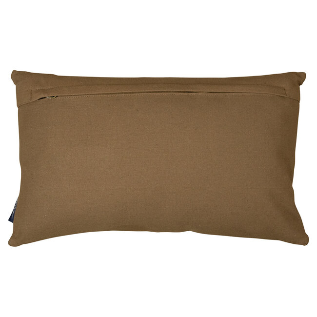 Mars & More half kussen koe bruin/wit 30x50cm