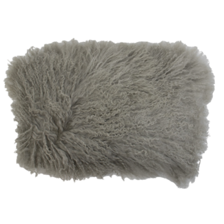 Mars & More kussen schaap krulhaar grijs 30x50cm