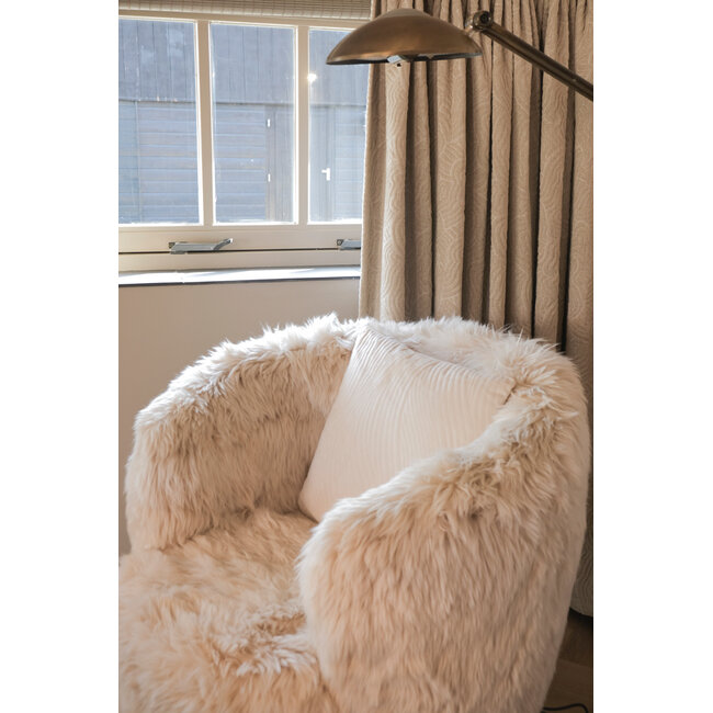 Mars & More stoel nieuw zeeland schaap creme (zelfmontage, ex tk)