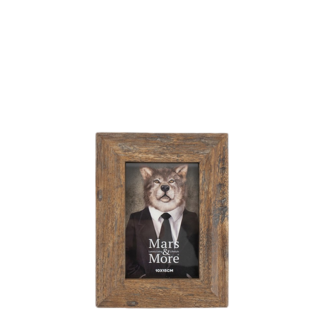 Mars & More fotolijst geprint hout natuur 10x15cm