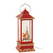 J-Line Lantaarn Kerstman Plastic Veelkleurig