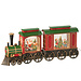 J-Line Trein Led + Muziek Kerstman Plastic Veelkleurig