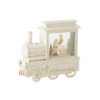 J-Line Waterbol Locomotief Plastic Wit