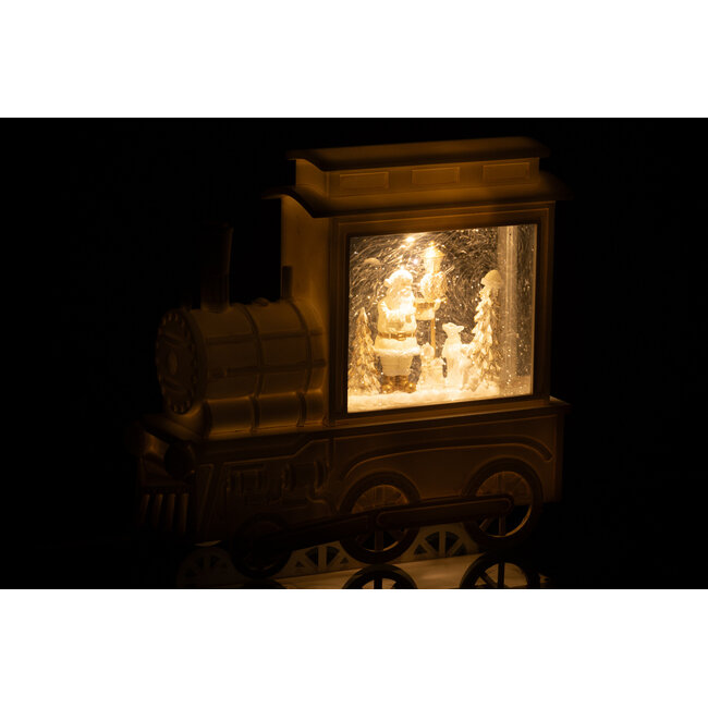 J-Line Waterbol Locomotief Plastic Wit