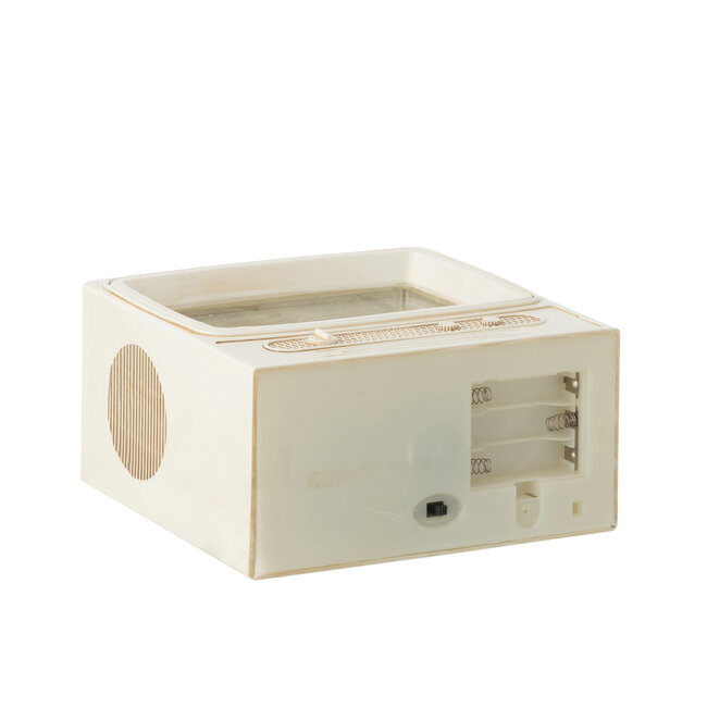 J-Line Waterbol Televisie Plastic Wit