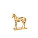 J-Line Paard op voet Polyresin goudkleurig klein