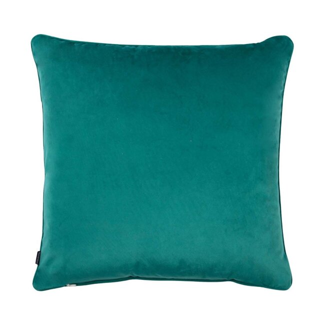 Mars & More Kussen Bloemen blauw 45x45cm