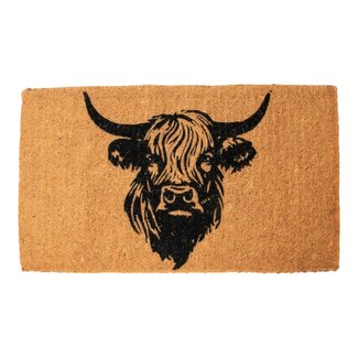 Mars & More Deurmat Kokos handgeweven hooglander 75cm