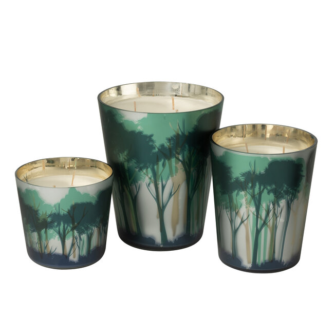 J-Line Geurkaars Noa Forest Soja Groen/Goudkleurig Groot-95H