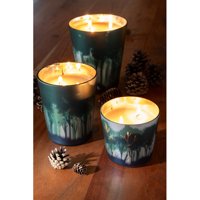 J-Line Geurkaars Noa Forest Soja Groen/Goudkleurig Groot-95H