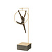 J-Line Gymnast Hoop Beta Hars Zwart/Goudkleurig