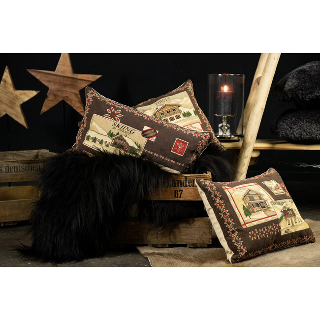 Mars & More gobelin kussen alpen alpes 30x45cm