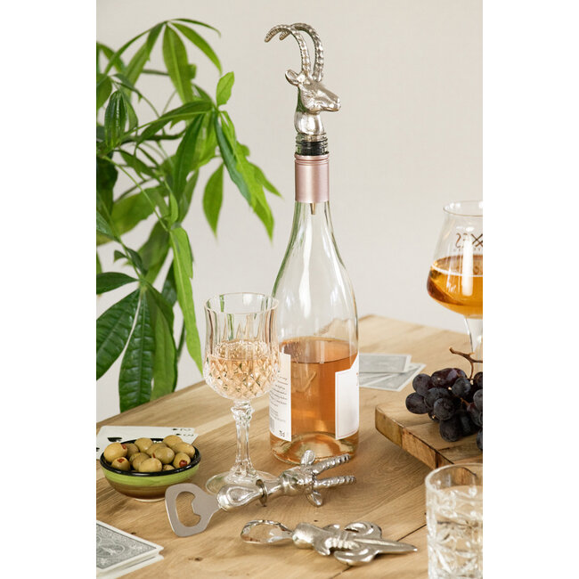 Mars & More wijnstopper steenbok 16cm