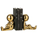 J-Line Set van 2 boekensteunen Marcel Stoneware Goudkleurig