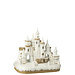 J-Line Peperkoekenkasteel + Trein Limepowder Beige/Wit