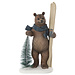J-Line Bear Led Tree + Ski Limepowder Veelkleurig