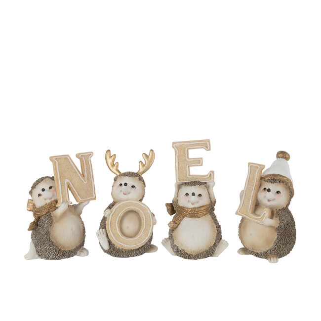 J-Line Noël Egel Limepowder Veelkleurig