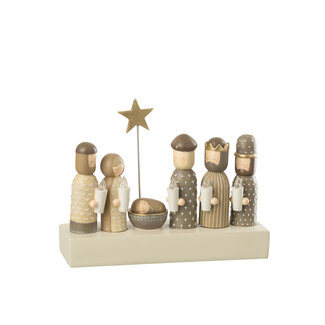 J-Line Kerstverlichting Led Kaarsen Limepowder Veelkleurig