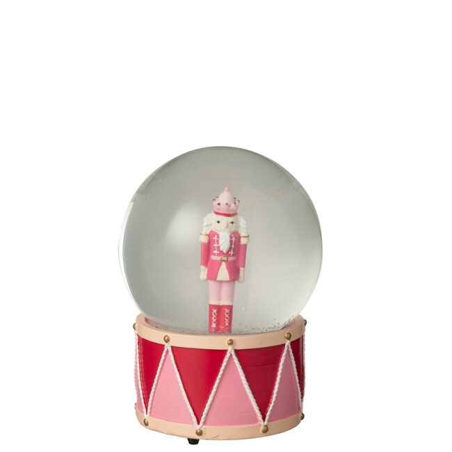 J-Line Waterbol Notenkraker Limoenpoeder Wit/Roze