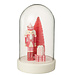 J-Line Decoratieve stolp Led Notenkraker + Boom + Cadeaus Limepowder Wit/Roze