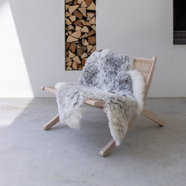 Mars & More schapenvacht ijsland geschoren multi colour 100-110cm