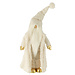 J-Line Gnome Lange Jas Textiel Crème/Goud Groot