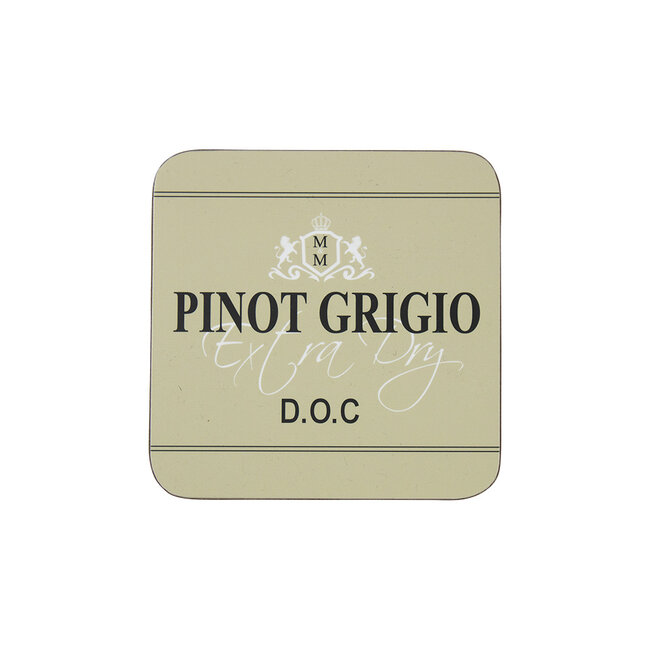 Mars & More onderzetter wijn pinot grigio beige 10x10cm (6)