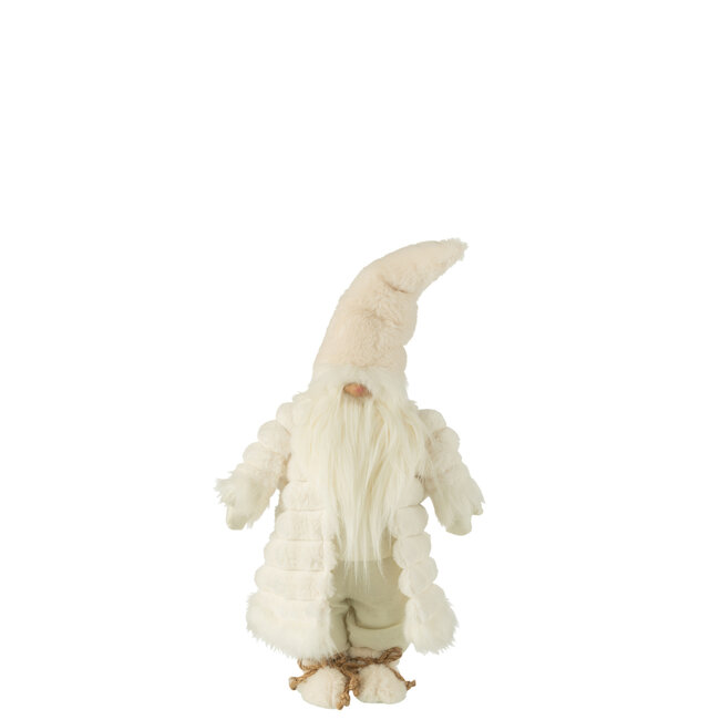 J-Line Gnome Gewatteerde Jas Textiel Crème/Bruin Klein