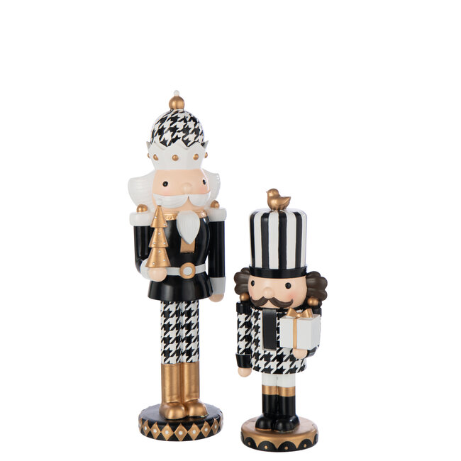 J-Line Notenkraker Pied-De-Poule Hars Veelkleurig Groot