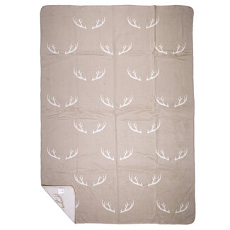 Mars & More plaid gewei beige xl 150x200cm