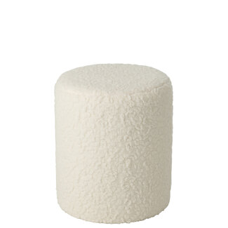 J-Line Kruk Bont Mdf Wit J-Line Kruk Bont Mdf Wit