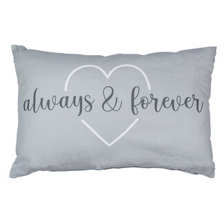 Mars & More hartje kussen always&forever 40x60cm*