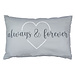 Mars & More hartje kussen always&forever 40x60cm*