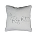 Mars & More kussen katoen mr right 45x45cm*