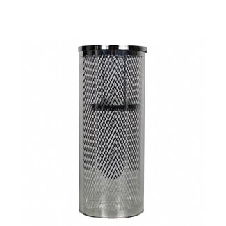 Mars & More *windlicht cilinder zilver visgraat breed medium 30cm*