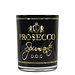 Mars & More Theelichthouder wijn prosecco zwart medium 12cm