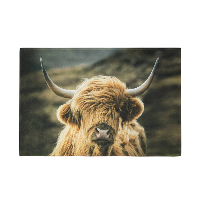 Mars & More deurmat schotse hooglander in wind 75x50cm