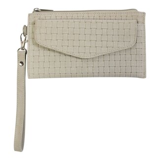 Mars & More etui koe met vakje geweven zand 20x11cm (bos taurus taurus)