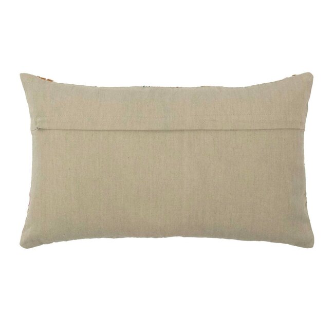 Mars & More kussen geborduurd wilde bloemen teunisbloem 30x50cm