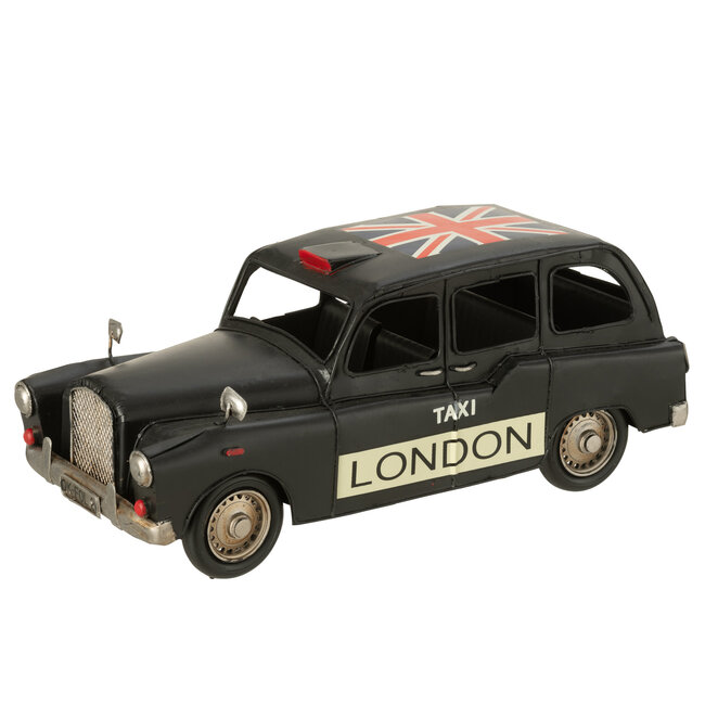 J-Line Auto antiek metaal zwart