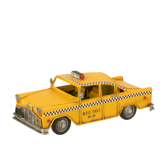J-Line Taxi Antiek Metaal Warm Geel